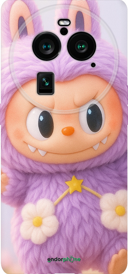 Силіконовий чехол Лабубу для Oppo Find X6 Pro - 6708u-3041 изображение 