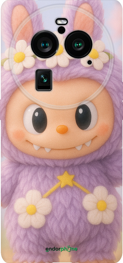 Силиконовый чехол Лабубу 1 для Oppo Find X6 Pro - 6709u-3041 изображение 