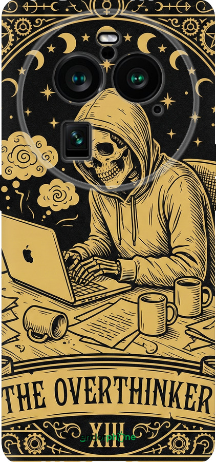 Силиконовый чехол The Overthinker для Oppo Find X6 Pro - 6774u-3041 изображение 