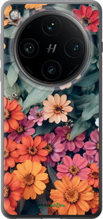 Силіконовий чехол Beauty flowers для Oppo Find X8 Pro - 4050u-3872 изображение 