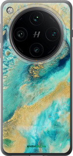 Силиконовый чехол Green marble для Oppo Find X8 Pro - 4365u-3872 изображение 