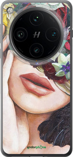 Силиконовый чехол Head Flower для Oppo Find X8 Pro - 4460u-3872 изображение 
