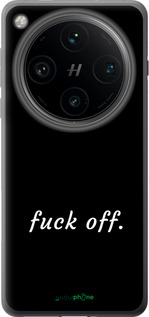 Силіконовий чехол Fuck off для Oppo Find X8 Pro - 4731u-3872 изображение 