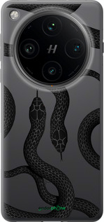Силиконовый чехол Змеи для Oppo Find X8 Pro - 5473u-3872 изображение 