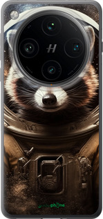 Силиконовый чехол Raccoon austronaut для Oppo Find X8 Pro - 5581u-3872 изображение 