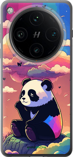 Силіконовий чехол Панда в хмарах для Oppo Find X8 Pro - 5585u-3872 изображение 