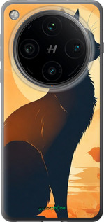 Силиконовый чехол Черная кошка v2 для Oppo Find X8 Pro - 5830u-3872 изображение 