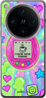 Силиконовый чехол Y2K Aesthetic Retro Pet: Годуй мене кавою для Oppo Find X8 Pro - 6784u-3872 изображение 