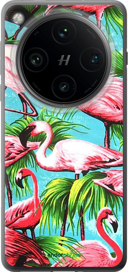 Силіконовий чехол Tropical background для Oppo Find X8 Pro - 4016u-3872 изображение 