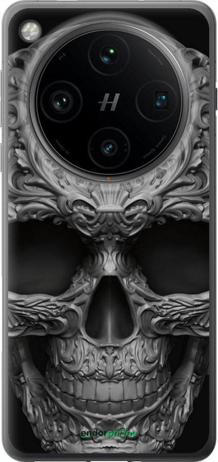 Силіконовий чехол skull-ornament для Oppo Find X8 Pro - 4101u-3872 изображение 