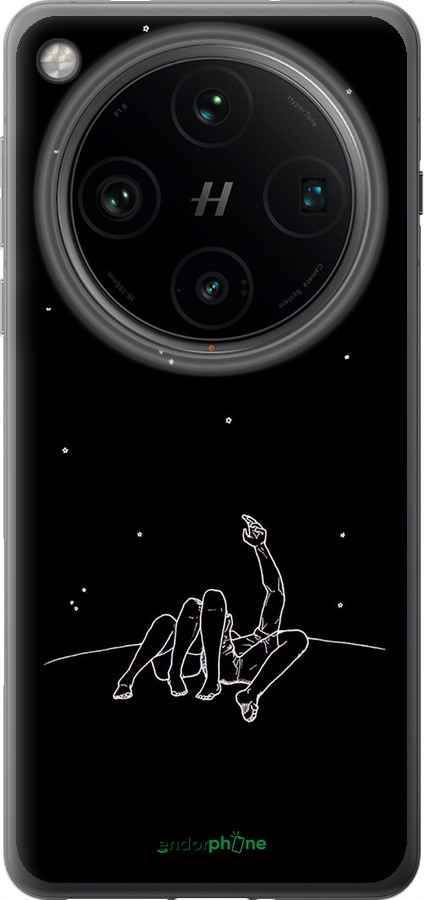 Силиконовый чехол Романтика для Oppo Find X8 Pro - 4306u-3872 изображение 