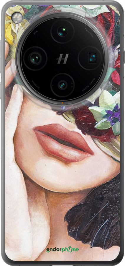 Силиконовый чехол Head Flower для Oppo Find X8 Pro - 4460u-3872 изображение 