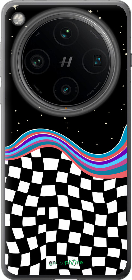 Силиконовый чехол Абстрактный космос для Oppo Find X8 Pro - 5512u-3872 изображение 