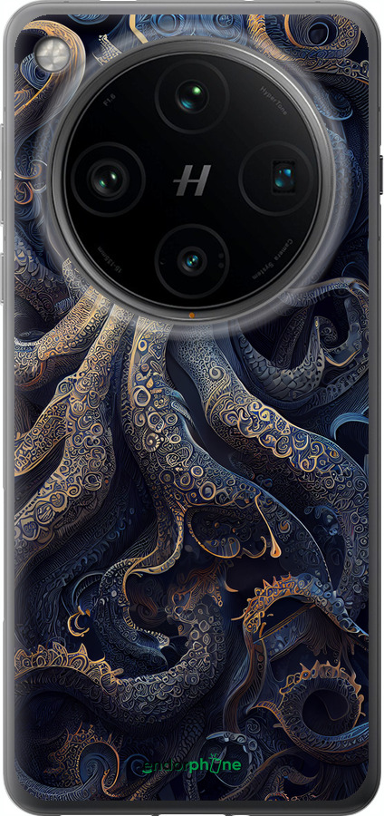 Силиконовый чехол Осьминог для Oppo Find X8 Pro - 5551u-3872 изображение 