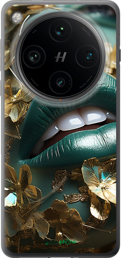Силіконовий чехол Губи 2 для Oppo Find X8 Pro - 5667u-3872 изображение 