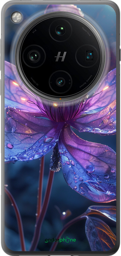 Силиконовый чехол Магический цветок для Oppo Find X8 Pro - 6038u-3872 изображение 