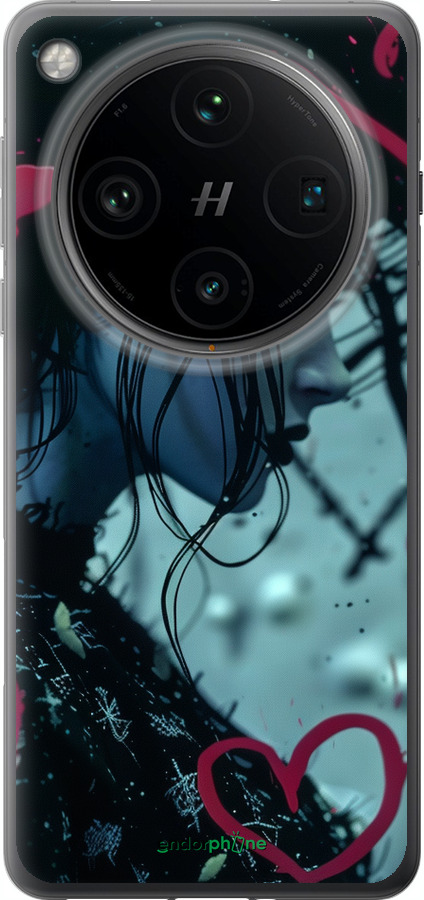 Силиконовый чехол XO Love v2 для Oppo Find X8 Pro - 6057u-3872 изображение 
