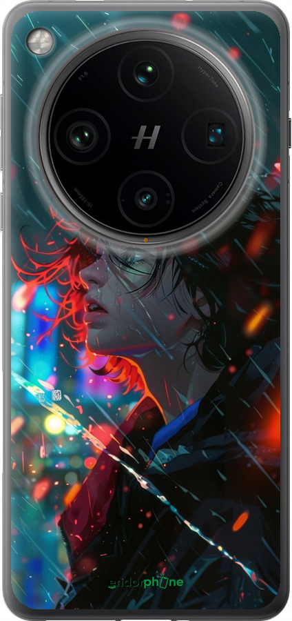 Силіконовий чехол Нічні вогні для Oppo Find X8 Pro - 6096u-3872 изображение 