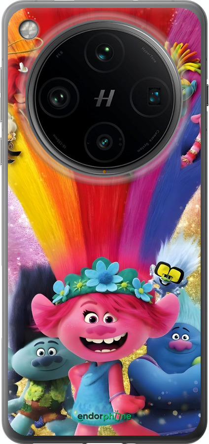 Силіконовий чехол Тролі для Oppo Find X8 Pro - 6343u-3872 изображение 