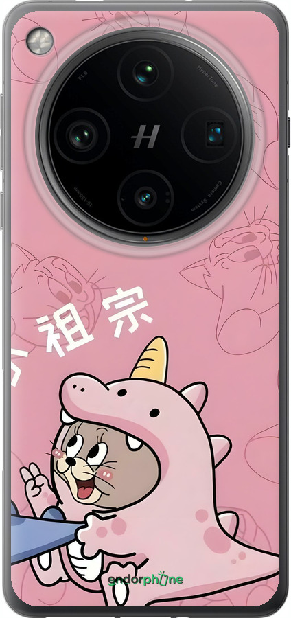 Силиконовый чехол Том и джерри 2 для Oppo Find X8 Pro - 6359u-3872 изображение 