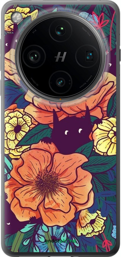 Силіконовий чехол Із зображенням польових квітів для Oppo Find X8 Pro - 6419u-3872 изображение 