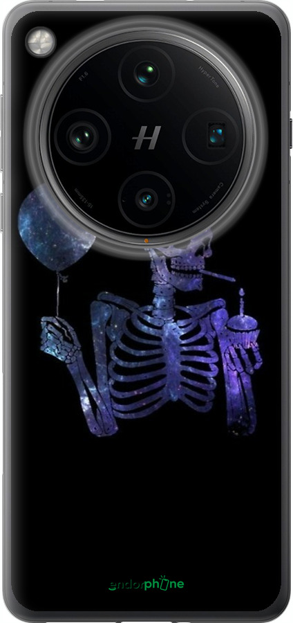 Силіконовий чехол Скелетне мистецтво для Oppo Find X8 Pro - 6536u-3872 изображение 