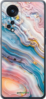 Силиконовый чехол Мрамор красивый для Oppo OPPO RENO 8T 5G - 6376u-3122 изображение 