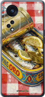 Силиконовый чехол Vintage Sardine Tin Phone для Oppo OPPO RENO 8T 5G - 6772u-3122 изображение 