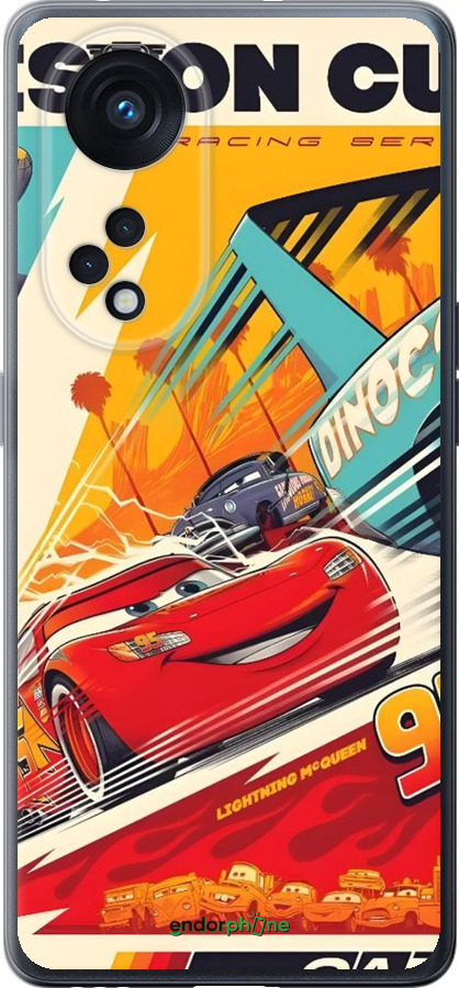 Силиконовый чехол Тачки для Oppo OPPO RENO 8T 5G - 6288u-3122 изображение 
