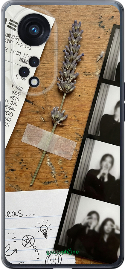 Силиконовый чехол Aesthetic Scrapbook Collage для Oppo OPPO RENO 8T 5G - 6773u-3122 изображение 