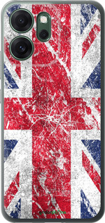 Силиконовый чехол Флаг Великобритании 1 для Oppo RENO 14F 5G - 386u-4091 изображение 