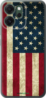 Силиконовый чехол Флаг США для Oppo RENO 14F 5G - 395u-4091 изображение 