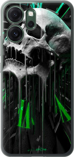 Силиконовый чехол Череп-часы для Oppo RENO 14F 5G - 4100u-4091 изображение 