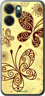 Силиконовый чехол Красивые бабочки для Oppo RENO 14F 5G - 4170u-4091 изображение 