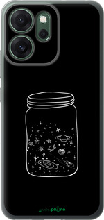 Силиконовый чехол Космос в банке для Oppo RENO 14F 5G - 4297u-4091 изображение 