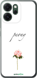 Силиконовый чехол Пион для Oppo RENO 14F 5G - 4366u-4091 изображение 