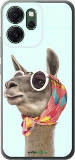 Силиконовый чехол Модная лама для Oppo RENO 14F 5G - 4479u-4091 изображение 