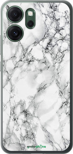 Силиконовый чехол Мрамор белый для Oppo RENO 14F 5G - 4480u-4091 изображение 