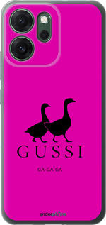 Силиконовый чехол Гуси для Oppo RENO 14F 5G - 4561u-4091 изображение 