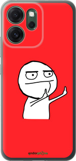 Силиконовый чехол Мем для Oppo RENO 14F 5G - 4578u-4091 изображение 