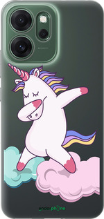 Силиконовый чехол Единорог для Oppo RENO 14F 5G - 4702u-4091 изображение 