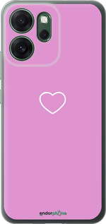 Силіконовий чехол Серце 2 для Oppo RENO 14F 5G - 4863u-4091 изображение 