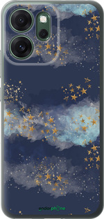 Силиконовый чехол Ночь золотые звезды для Oppo RENO 14F 5G - 5421u-4091 изображение 