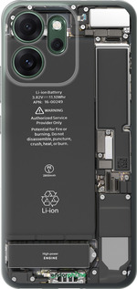 Силиконовый чехол Детали смартфона для Oppo RENO 14F 5G - 5487u-4091 изображение 