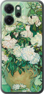 Силиконовый чехол Винсент Ван Гог. Ваза с розами для Oppo RENO 14F 5G - 5543u-4091 изображение 