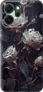 Силіконовий чехол Троянди 2 для Oppo RENO 14F 5G - 5550u-4091 изображение 