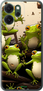 Силиконовый чехол Жабки для Oppo RENO 14F 5G - 5656u-4091 изображение 