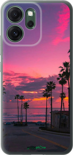 Силиконовый чехол Пальмы для Oppo RENO 14F 5G - 5873u-4091 изображение 