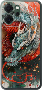 Силиконовый чехол Стихия огня для Oppo RENO 14F 5G - 6101u-4091 изображение 