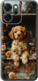 Силиконовый чехол Щенок cocker spaniel для Oppo RENO 14F 5G - 6136u-4091 изображение 